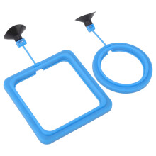 Fischfutterring aus PVC – Schwimmende Fischfutterschale mit starkem Saugnapf