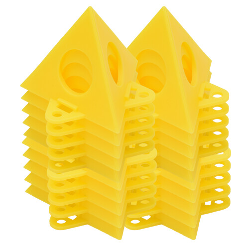 Soporte apilable para pinturas 20 piezas, 6x5cm, amarillo 1
