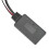 Azul adaptador de cable AUX Bluetooth ISO de 8 pines CD27 9