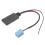 Azul adaptador de cable AUX Bluetooth ISO de 8 pines CD27 1