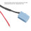 Azul adaptador de cable AUX Bluetooth ISO de 8 pines CD27 7