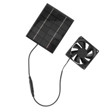 Polysilizium-Solarpanel-Lüfter 6 V 2 W 13,5x11 cm/8x8 cm
