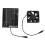 Ventilador de panel solar 6V 2W, panel 13,5x11 cm polisilicio 14