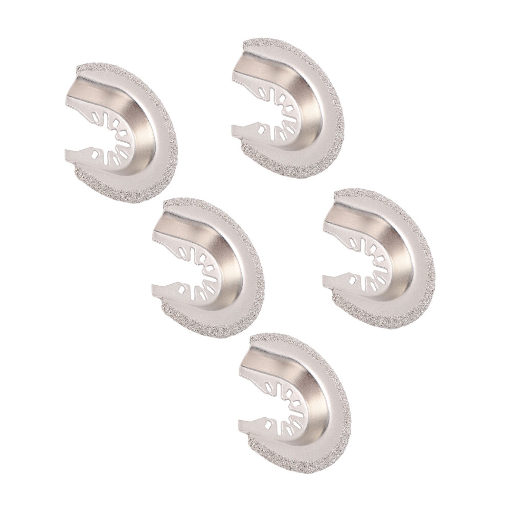 5Pcs Oscillating Saw Blades Universal Diamond Carbide For Tile Grout Concrete Masonry Removal 5031321328042