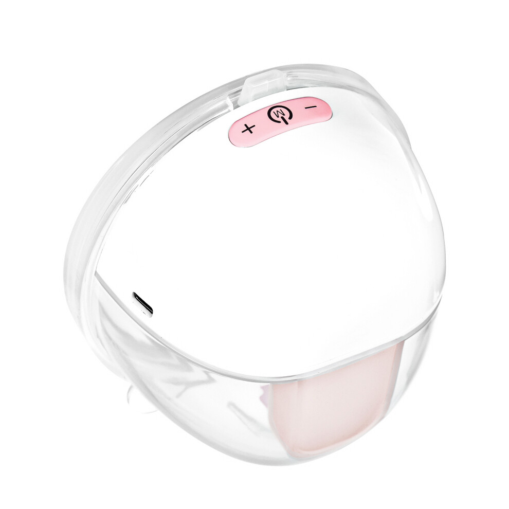 Wearable Electric Breast Pump Portable Silent Feeding Pump 3 Modes 9 Suction Levels with 24mm Flange 150ml Capacity for Home Office