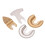 4 Pcs Oscillating Saw Blades Multi Tool Kit Semi Circle Finger Segment Swing Grit for Grout Ceramics Masonry 4