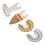 4 Pcs Oscillating Saw Blades Multi Tool Kit Semi Circle Finger Segment Swing Grit for Grout Ceramics Masonry 7