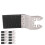 10Pcs Oscillating Saw Blade 34mm Multitool Quick Release Tool Set Kit for Wood Plastic 15