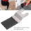 10Pcs Oscillating Saw Blade 34mm Multitool Quick Release Tool Set Kit for Wood Plastic 12