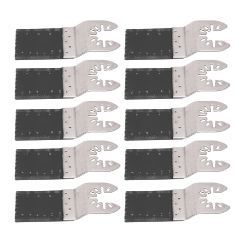 10Pcs Oscillating Saw Blade 34mm Multitool Quick Release Tool Set Kit for Wood Plastic 1
