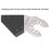 10Pcs Oscillating Saw Blade 34mm Multitool Quick Release Tool Set Kit for Wood Plastic 4