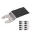 10Pcs Oscillating Saw Blade 34mm Multitool Quick Release Tool Set Kit for Wood Plastic 16