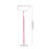Espejo de pestañas con forma de luna rosa mango desmontable 10