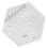Regla hexagonal 1 pieza transparente 15,5 x 17,8 x 9 cm 4