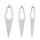 10 Stück Dreadlocks-Werkzeug-Set Silber 0,5/0,75 mm Haken 8