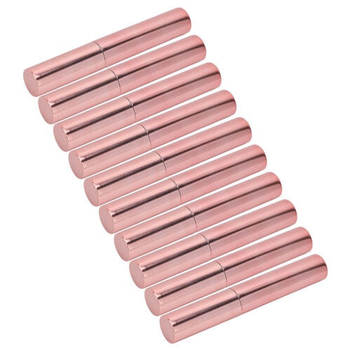 10Pcs Eyelash Glue Tubes Empty Liquid Eyeliner Mascara Container Bottle with Rubber Insert 10ml