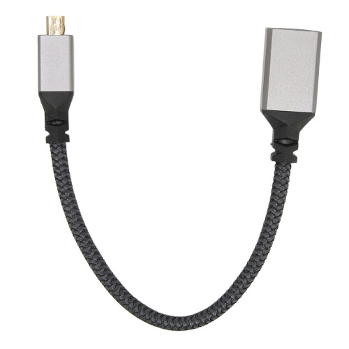 Cable HDMI Micro a HDMI 4K60Hz 0.2m Macho-Hembra