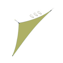 Vela de sombra 210T Tipo 1 300x300x300cm Verde militar