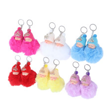 12 piezas de colgante de peluche de bebé dormido de 10cm NO.892-17