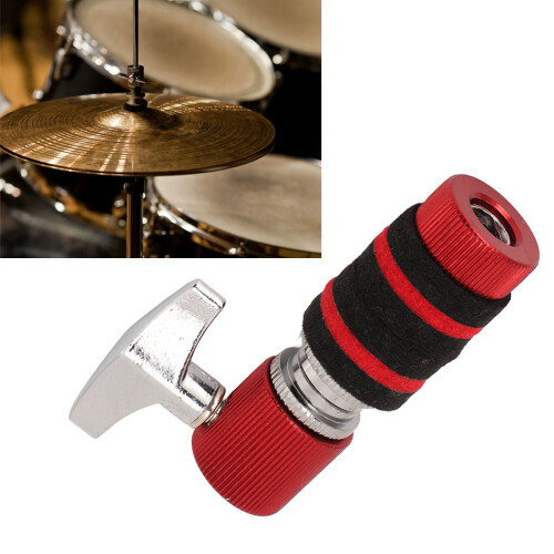 Jazz-Drum-Klemme, rotes Metall, rostfrei, Hi-Hat 2