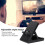 Soporte de consola ajustable 160x90x17mm interruptor negro 8