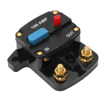 Disyuntor en línea para audio de automóvil 100A reinicio manual