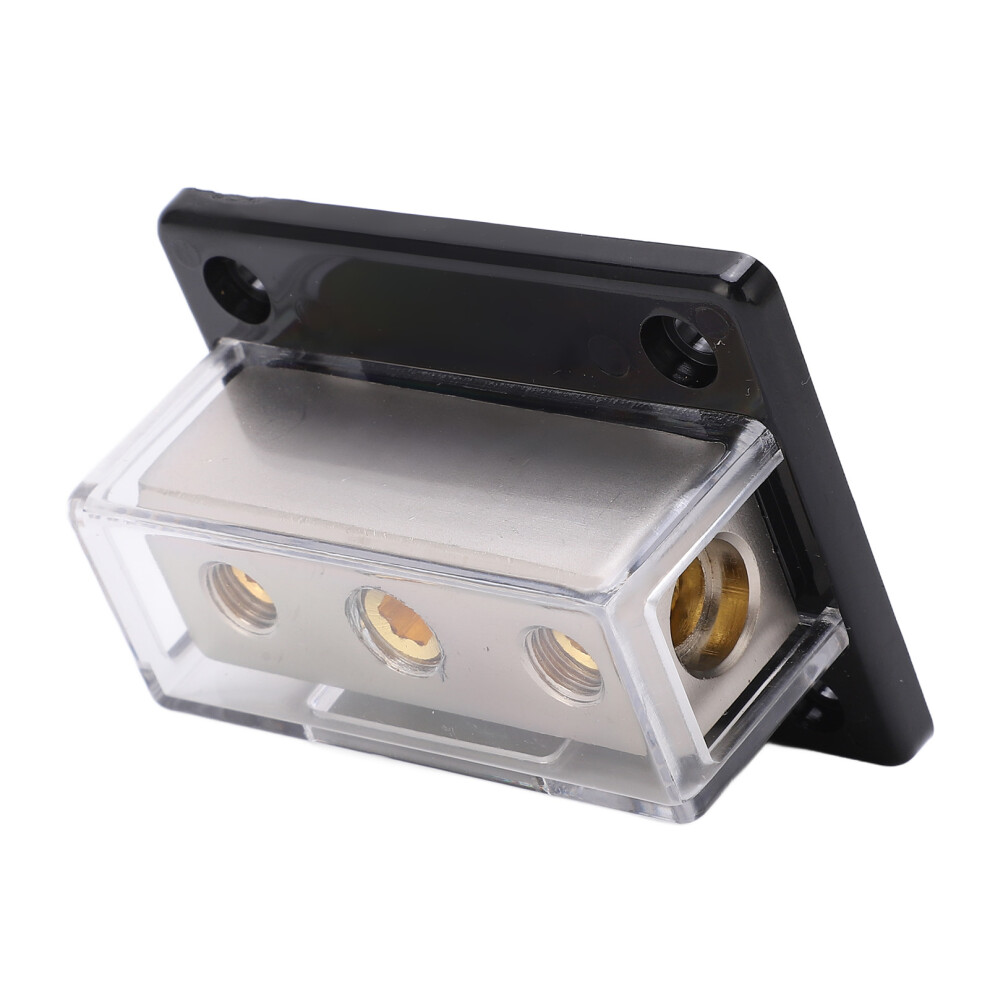 2 Way Power Distribution Block 0Ga In 4Ga Out Distribution Connecting Block Universal For Car Audio 4031321331876
