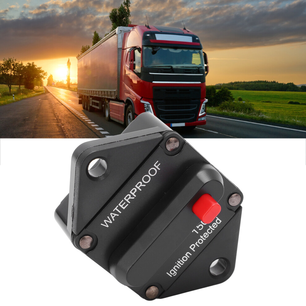 Dc 32V Circuit Breaker With Switch Manual Reset Waterproof For Car Marine Boat Truck Bus Rv Atv 150A 9491321331941