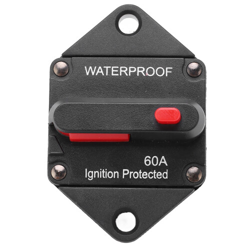 Disyuntor impermeable DC32V 60A con interruptor 1
