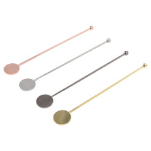 4pcs Stainless Steel Cocktail Layering Stick Coffee Beverage Stirrers Stick for Restaurants Milk Tea Shop