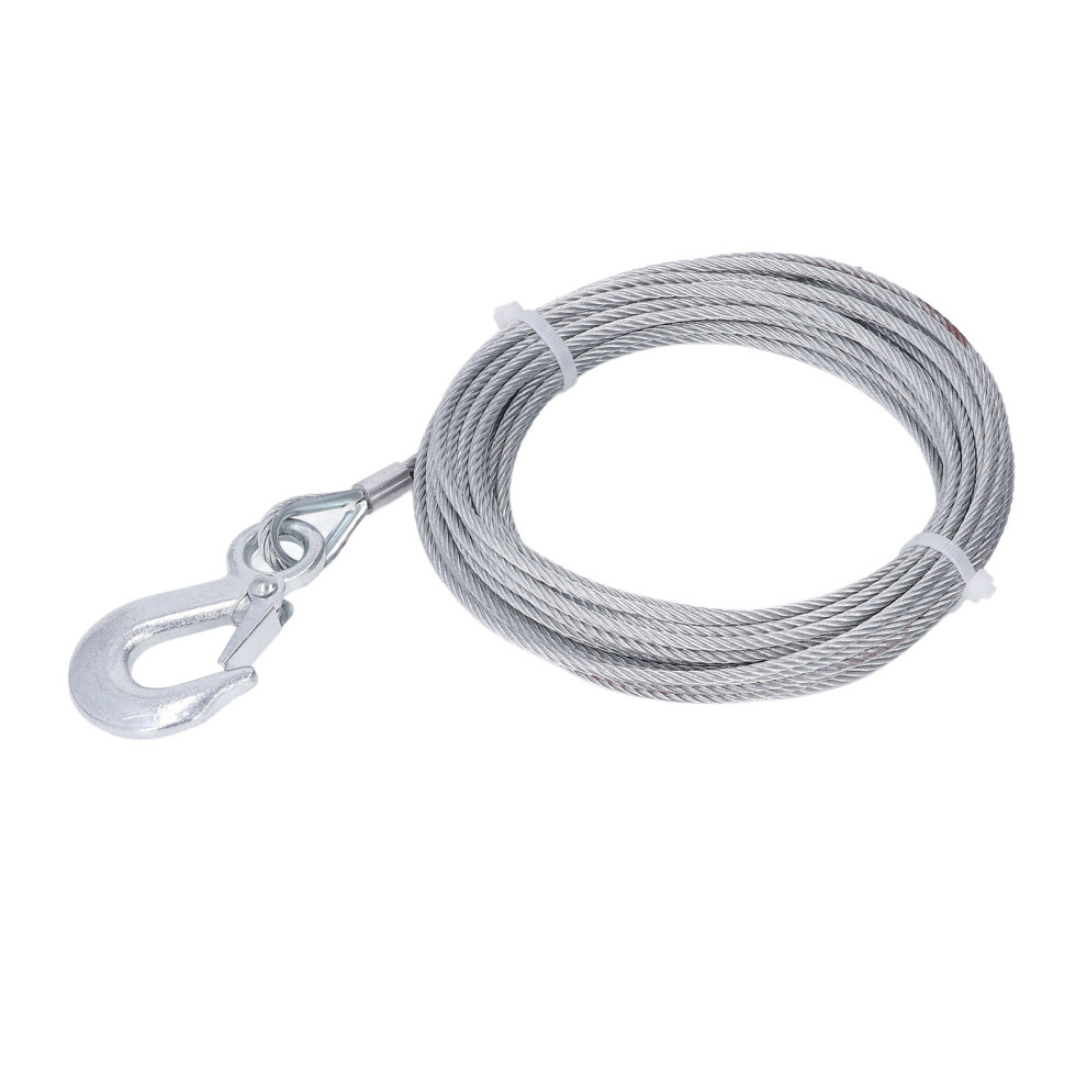 Winch Wire Rope 4Mmx12m Cable 2000Lbs Strength Stainless Steel Galvanized Replacement 7901321333637