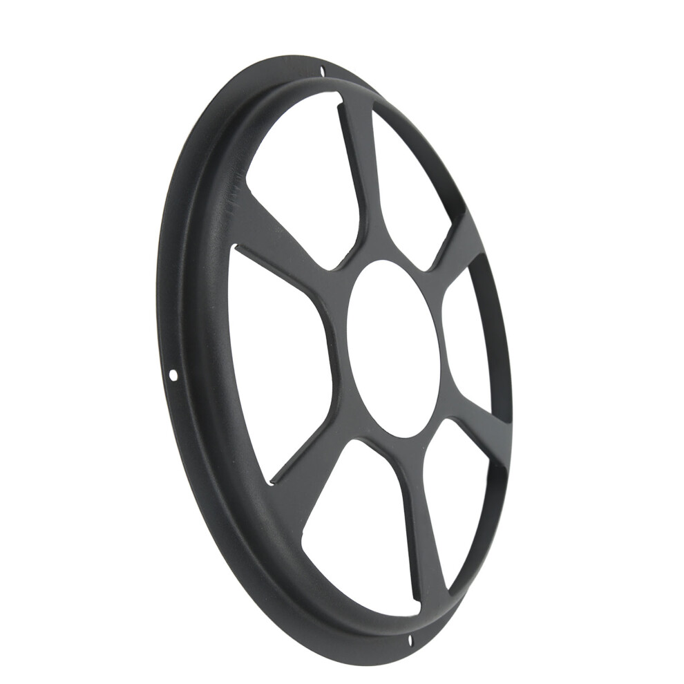 Car Audio Speaker Cover Protector Door Loudspeaker Trim Sub Woofer Decorative Grill 12In/30.48Cm Black 9491321335079