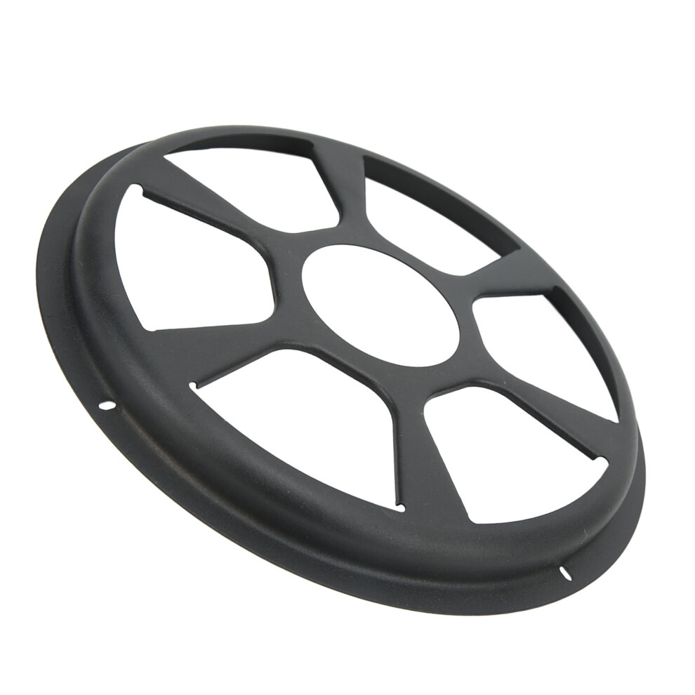 Car Audio Speaker Cover Protector Door Loudspeaker Trim Sub Woofer Decorative Grill 10In/25.4Cm Black 4941321335081