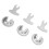 6PCS Diamond Segment Oscillating Blades Woodworking Carbide Multifunctional Saw Blade Set 7