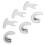 6PCS Diamond Segment Oscillating Blades Woodworking Carbide Multifunctional Saw Blade Set 11