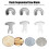 6PCS Diamond Segment Oscillating Blades Woodworking Carbide Multifunctional Saw Blade Set 6