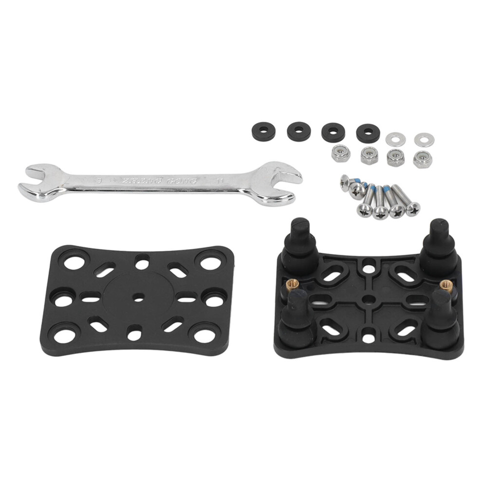 Motorcycle Mobile Phone Holder Shock Absorber Phone Bracket Buffer For Atv Utv Black 8751321334894