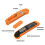 Orange ABS 59,0 g Digitales Fleischthermometer Sofortablesung 13