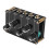 Mini 4-Kanal Stereo-Line-Mischer, ABS, Schwarz, Geringes Rauschen 5