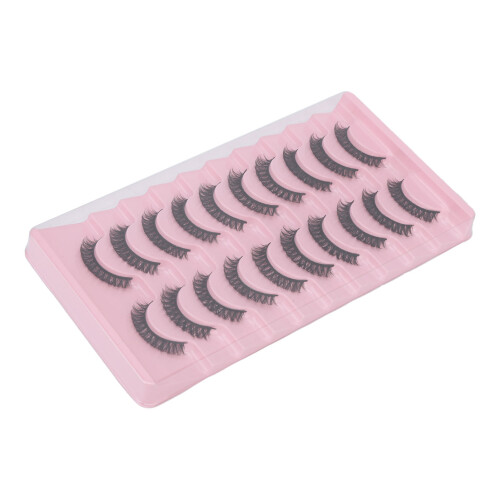 10 pares de pestañas postizas con rizo DD multipack Tipo A 1