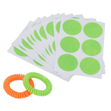 Set de 32 piezas de pulseras adhesivas para mosquitos, ABS, talla única.