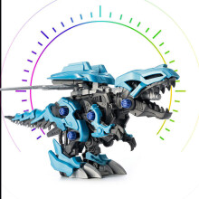 Juguete ensamblable eléctrico de Tyrannosaurus Rex azul