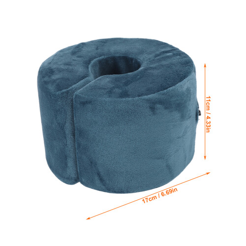 Almohada elevadora para tobillo y talón 17x17x11 cm terciopelo 2