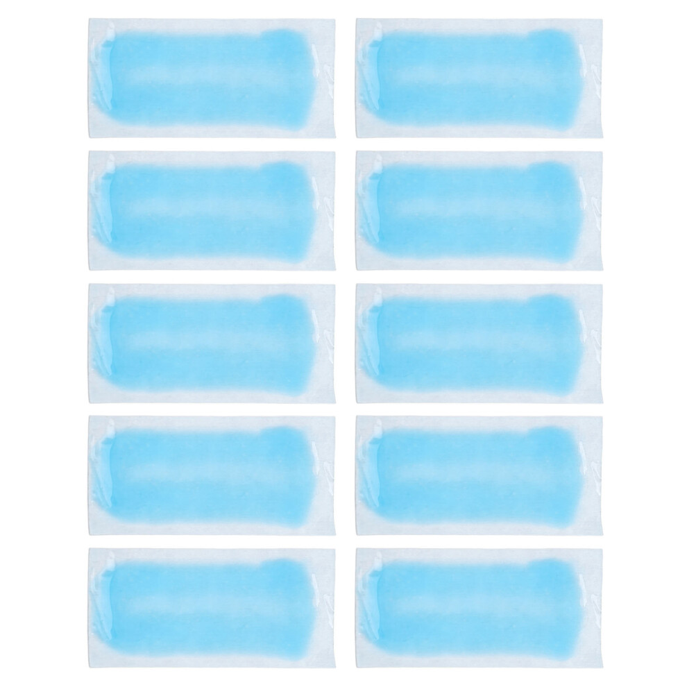 10pcs Cooling Gel Patch Safe Odorless Cool Comfortable Tight Fit Small Hydrogel Material Cooling Patch