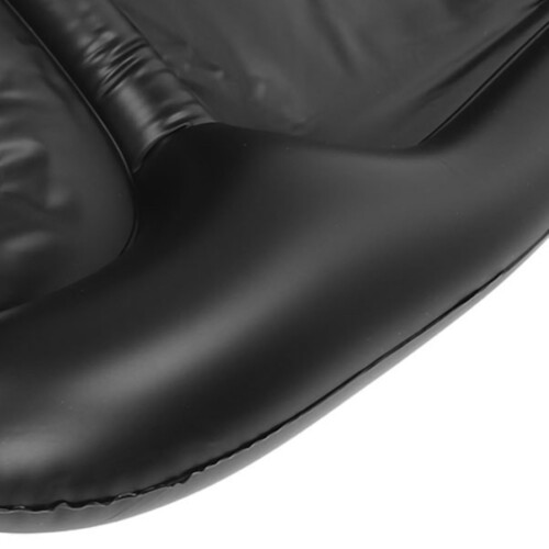 Cuenco de lavado para el cabello de PVC negro, inflable rápido. 2