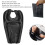 Cuenco de lavado para el cabello de PVC negro, inflable rápido. 9