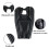 Cuenco de lavado para el cabello de PVC negro, inflable rápido. 10