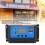 Controlador de Carga Solar 60A Negro ABS 12/24V Pequeño 12