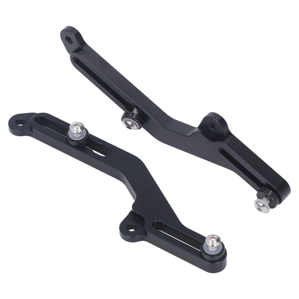 1 Pair Motorcycle Windscreen Adjuster Aluminium Windshield Bracket Replacement For Nc750x 2021 Black 8441321343827
