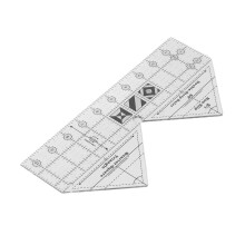 Regla de costura de 90 12,9x26,7x0,3 cm Transparente 1 pieza